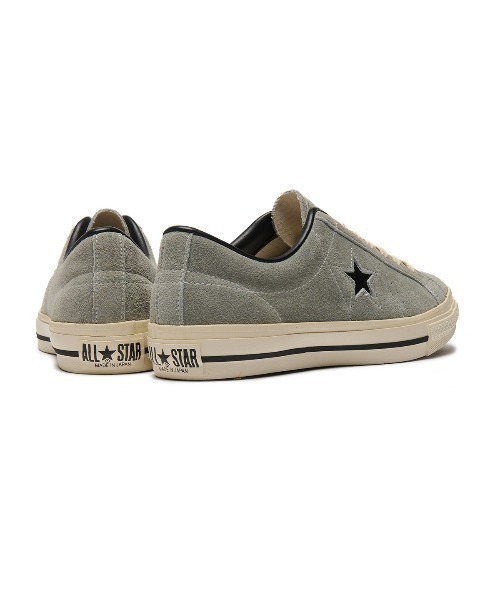 CONVERSE(コンバース)の「CONVERSE ONE STAR J SUEDE(コンバース ワンスター J スエード)(スニーカー・メンズ・グレー系・23cm/23.5cm/24cm/24.5cm/25.5cm/26cm/26.5cm/27cm/27.5cm/28cm/29cm)」の2枚目の写真