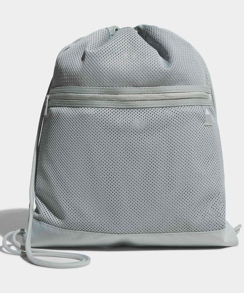 adidas(アディダス)の「メッシュ ジムバッグ / アディダス adidas(エコバッグ/サブバッグ・メンズ・グリーン/ブラック・FREE)」の2枚目の写真
