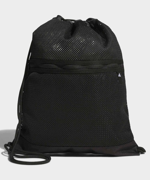 adidas(アディダス)の「メッシュ ジムバッグ / アディダス adidas(エコバッグ/サブバッグ・メンズ・グリーン/ブラック・FREE)」の1枚目の写真