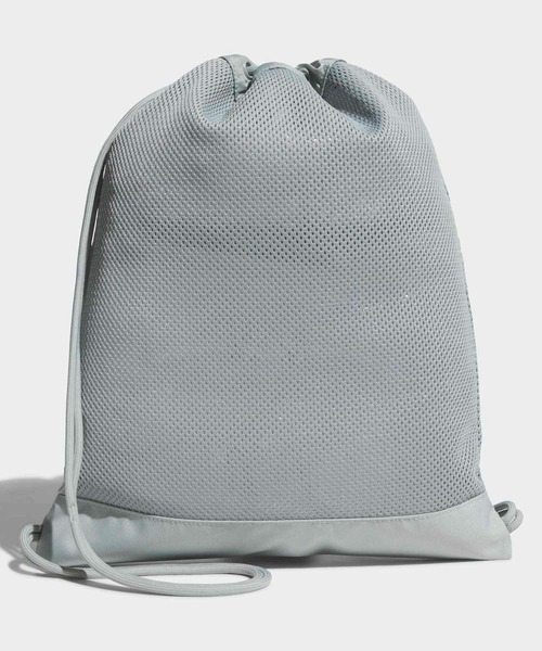 adidas(アディダス)の「メッシュ ジムバッグ / アディダス adidas(エコバッグ/サブバッグ・メンズ・グリーン/ブラック・FREE)」の6枚目の写真