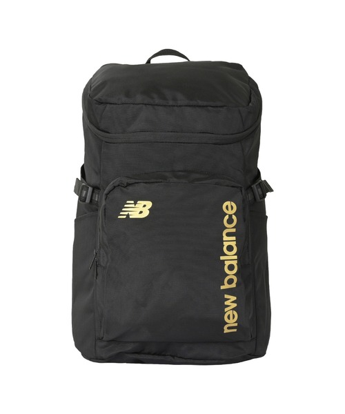 NEW BALANCE(ニューバランス)の「トップローディングバックパック30L(バックパック/リュック・メンズ・ブラック×ゴールド/ブラック×ホワイト・ONE SIZE)」の2枚目の写真