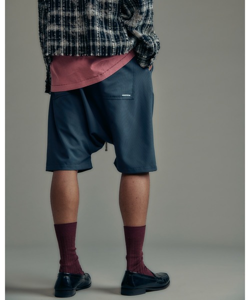 ADAM PATEK(アダムパテック)の「【ADAMPATEK/アダムパテック】short length bleached check zipup shirt/ショート丈ZIPチェックシャツ(シャツ/ブラウス・メンズ・ブラック/ホワイト・2/1)」の4枚目の写真