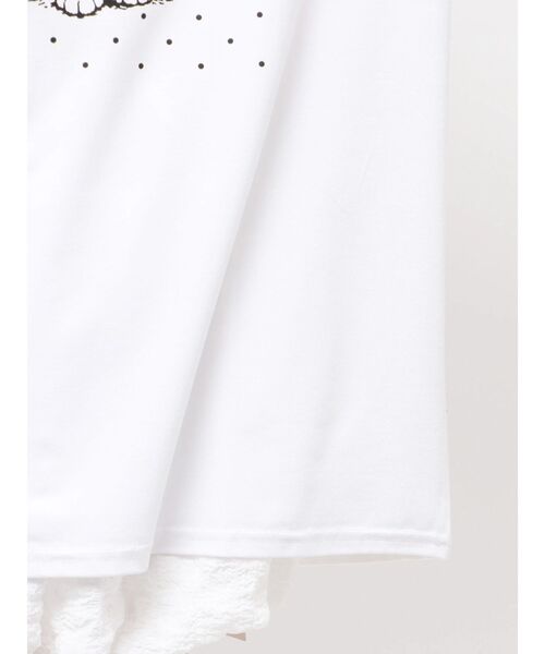 merry jenny（メリージェニー）の「pindot cat tee（Tシャツ/カットソー・レディース・ベージュ/ブラック/オフホワイト・FREE）」の22枚目の写真