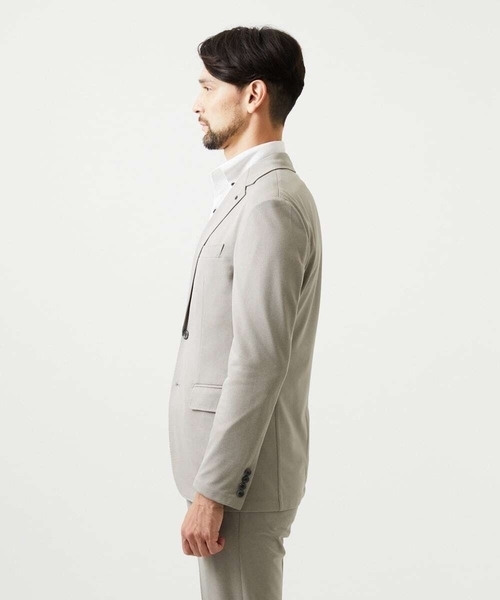 MICHEL KLEIN HOMME (ミッシェルクランオム)の「【セットアップ】メッシュテーラードジャケット(テーラードジャケット・メンズ・ブラック/ベージュ/ネイビー・MEDIUM/LARGE/X-LARGE)」の8枚目の写真