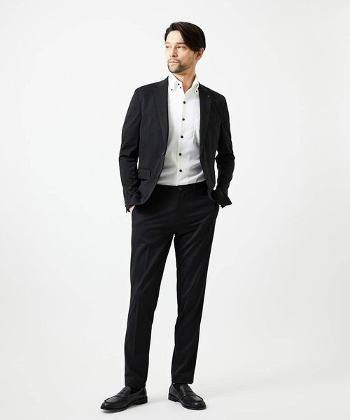 MICHEL KLEIN HOMME (ミッシェルクランオム)の「【セットアップ】メッシュテーラードジャケット(テーラードジャケット・メンズ・ブラック/ベージュ/ネイビー・MEDIUM/LARGE/X-LARGE)」の16枚目の写真