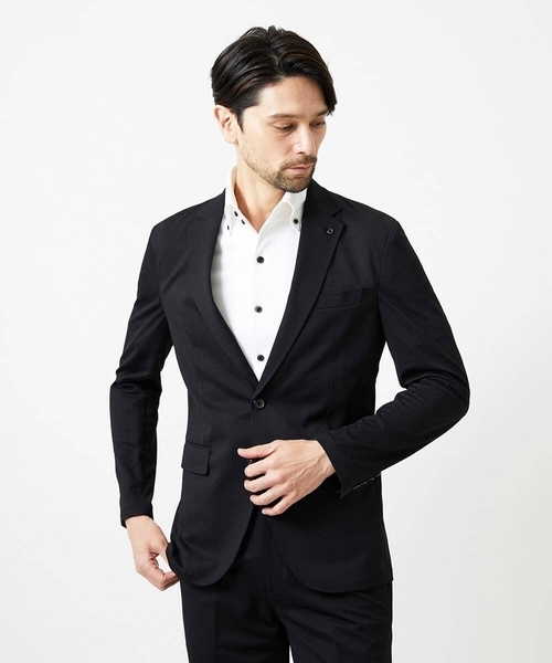 MICHEL KLEIN HOMME (ミッシェルクランオム)の「【セットアップ】メッシュテーラードジャケット(テーラードジャケット・メンズ・ブラック/ベージュ/ネイビー・MEDIUM/LARGE/X-LARGE)」の17枚目の写真