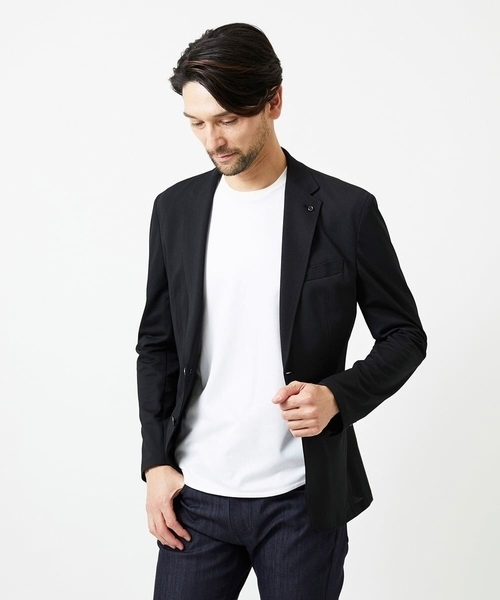 MICHEL KLEIN HOMME (ミッシェルクランオム)の「【セットアップ】メッシュテーラードジャケット(テーラードジャケット・メンズ・ブラック/ベージュ/ネイビー・MEDIUM/LARGE/X-LARGE)」の18枚目の写真