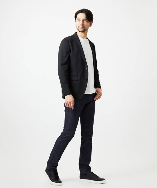 MICHEL KLEIN HOMME (ミッシェルクランオム)の「【セットアップ】メッシュテーラードジャケット(テーラードジャケット・メンズ・ブラック/ベージュ/ネイビー・MEDIUM/LARGE/X-LARGE)」の19枚目の写真