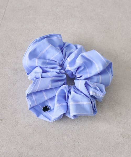 mystic（ミスティック）の「チャーム付きストライプシュシュ（シュシュ・レディース・オフホワイト/ブルー・ONE SIZE）」の12枚目の写真