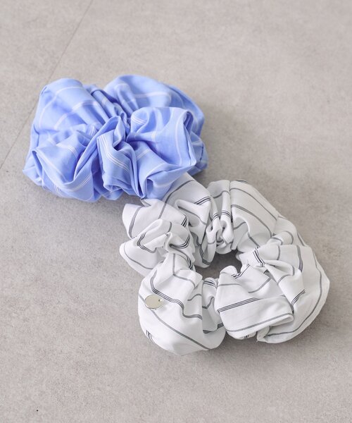 mystic（ミスティック）の「チャーム付きストライプシュシュ（シュシュ・レディース・オフホワイト/ブルー・ONE SIZE）」の14枚目の写真