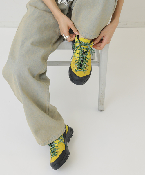 SALOMON(サロモン)の「販路限定【SALOMON / サロモン】exclusive X-ALP WOVEN(スニーカー・レディース・イエロー・25cm/24.5cm/24cm/23.5cm/23cm)」の2枚目の写真