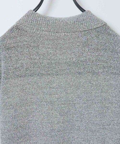 JEANASIS（ジーナシス）の「ミニブークレニットポロワンピース/666037（ワンピース・レディース・レッド系その他/ブラック系その他/グレー系その他・FREE）」の8枚目の写真