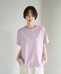 BAYFLOW（ベイフロー）の「[ヴィンテージ感のある風合い]ピグメントロゴ半袖Tシャツ（Tシャツ/カットソー）」