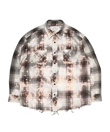 Rafu（ラフ）の「【MIYAGIHIDETAKA】Rafu075 Bleached Shirt（シャツ/ブラウス）」