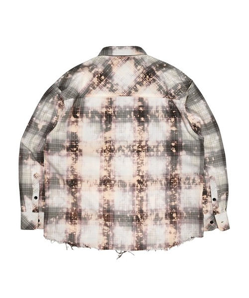 Rafu(ラフ)の「【MIYAGIHIDETAKA】Rafu075 Bleached Shirt(シャツ/ブラウス・メンズ・ホワイト/ブルー・XL/L)」の3枚目の写真