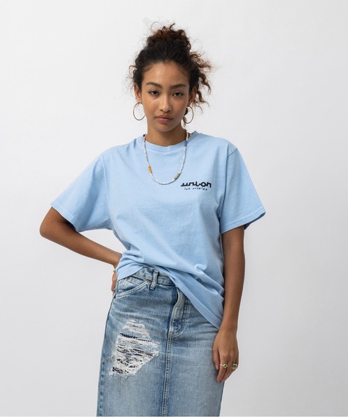 UNION（UNION TOKYO）（ユニオン）の「UNION TOKYO NIGHTS OVER EGYPT TEE ユニオントーキョー Tシャツ（Tシャツ/カットソー・メンズ・ライトブルー/ブラック・XXL/XL/L/M/S）」の11枚目の写真
