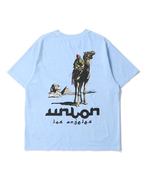 UNION(UNION TOKYO)(ユニオン)の「UNION TOKYO NIGHTS OVER EGYPT TEE ユニオントーキョー Tシャツ(Tシャツ/カットソー・メンズ・ライトブルー/ブラック・XXL/XL/L/M/S)」の12枚目の写真