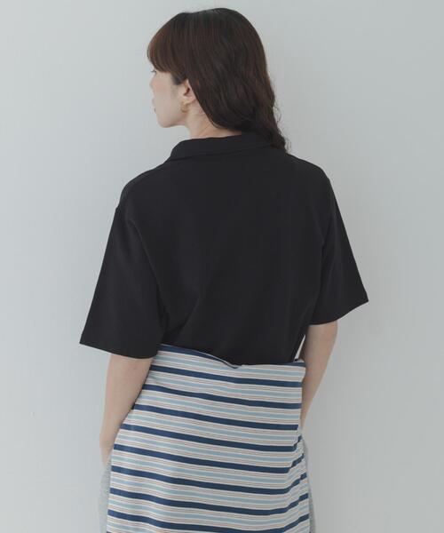 URBAN RESEARCH Sonny Label(アーバンリサーチサニーレーベル)の「『別注』CHAMPION×Sonny Label ポロシャツ(スウェット・レディース・ブラック/ネイビー/グレー・FREE)」の6枚目の写真