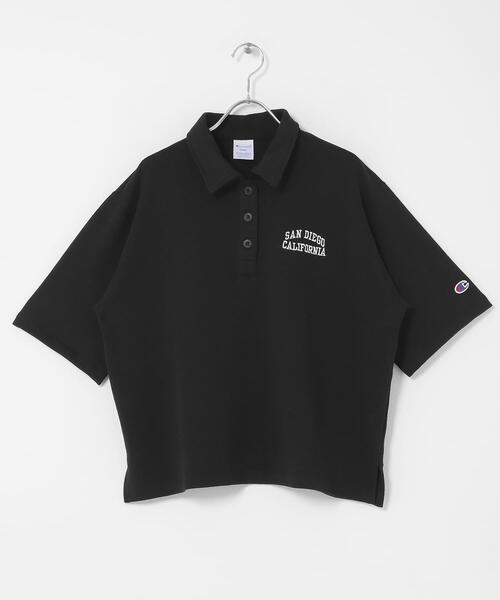 URBAN RESEARCH Sonny Label(アーバンリサーチサニーレーベル)の「『別注』CHAMPION×Sonny Label ポロシャツ(スウェット・レディース・ブラック/ネイビー/グレー・FREE)」の9枚目の写真