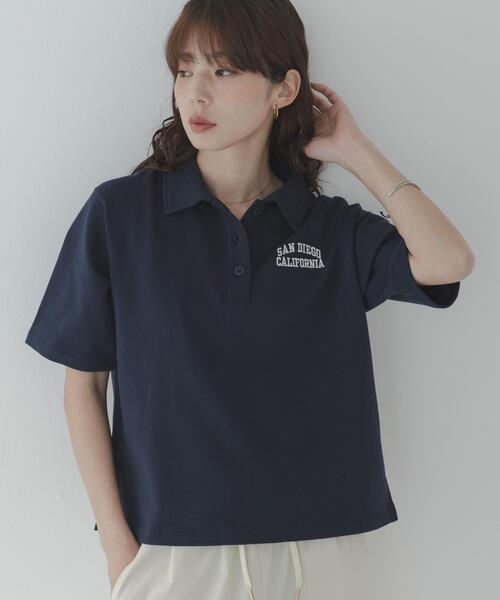 URBAN RESEARCH Sonny Label(アーバンリサーチサニーレーベル)の「『別注』CHAMPION×Sonny Label ポロシャツ(スウェット・レディース・ブラック/ネイビー/グレー・FREE)」の12枚目の写真