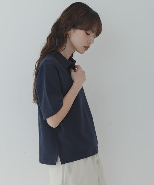 URBAN RESEARCH Sonny Label(アーバンリサーチサニーレーベル)の「『別注』CHAMPION×Sonny Label ポロシャツ(スウェット・レディース・ブラック/ネイビー/グレー・FREE)」の14枚目の写真