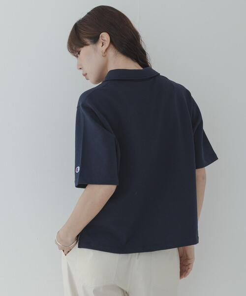 URBAN RESEARCH Sonny Label(アーバンリサーチサニーレーベル)の「『別注』CHAMPION×Sonny Label ポロシャツ(スウェット・レディース・ブラック/ネイビー/グレー・FREE)」の15枚目の写真