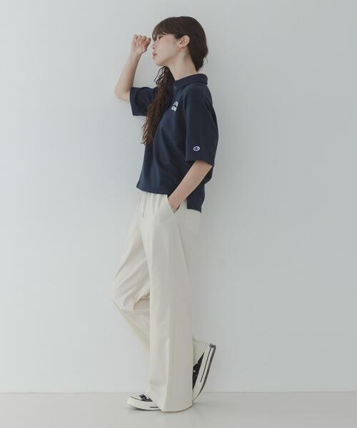 URBAN RESEARCH Sonny Label(アーバンリサーチサニーレーベル)の「『別注』CHAMPION×Sonny Label ポロシャツ(スウェット・レディース・ブラック/ネイビー/グレー・FREE)」の17枚目の写真