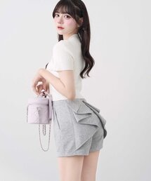 OLIVE des OLIVE | 【Belle Charme】Back Ribbon Short Pants(その他パンツ)