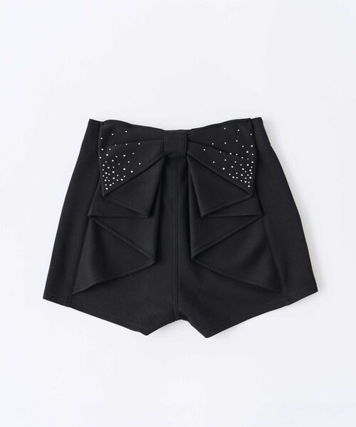 OLIVE des OLIVE(オリーブデオリーブ)の「【Belle Charme】Back Ribbon Short Pants(その他パンツ・レディース・チャコールグレー/ワンウォッシュ/ブラック・FREE)」の11枚目の写真