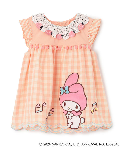 baby cheer(ベイビーチアー)の「【マイメロディ/クロミ】チュニック(チュニック・キッズ・ピンク・100cm/90cm/80cm)」の1枚目の写真