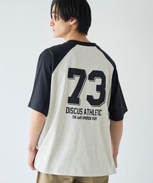 DISCUS | DISCUS（ディスカス）別注ナンバープリントTシャツ【インフルエンサー紹介アイテム】(Tシャツ/カットソー)