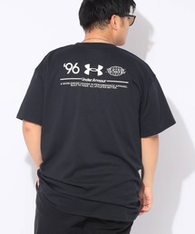 Tシャツ 半袖 HW COTTON GRAPHIC SS メンズ 大きいサイズ LOOSE ヘビーウエイト グラフィックロゴ クルーネック カットソー UNDER ARMOUR (アンダーアーマー)