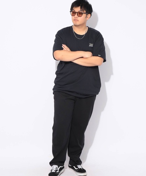 UNDER ARMOUR(アンダーアーマー)の「Tシャツ 半袖 HW COTTON GRAPHIC SS メンズ 大きいサイズ LOOSE ヘビーウエイト グラフィックロゴ クルーネック カットソー UNDER ARMOUR (アンダーアーマー)(Tシャツ/カットソー・メンズ・ホワイト/ブラック・3XL/4XL/5XL)」の8枚目の写真