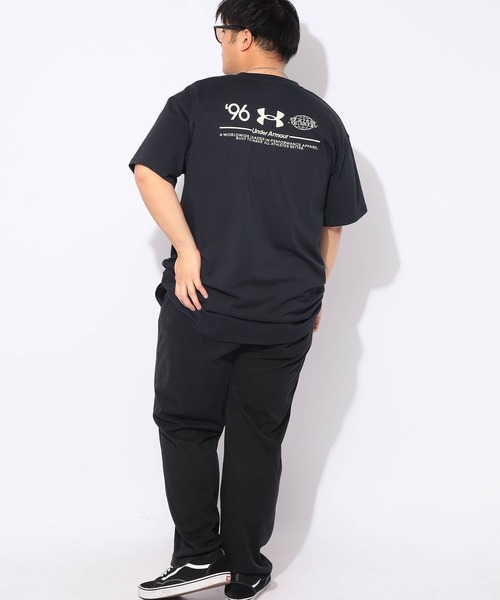 UNDER ARMOUR(アンダーアーマー)の「Tシャツ 半袖 HW COTTON GRAPHIC SS メンズ 大きいサイズ LOOSE ヘビーウエイト グラフィックロゴ クルーネック カットソー UNDER ARMOUR (アンダーアーマー)(Tシャツ/カットソー・メンズ・ホワイト/ブラック・3XL/4XL/5XL)」の9枚目の写真