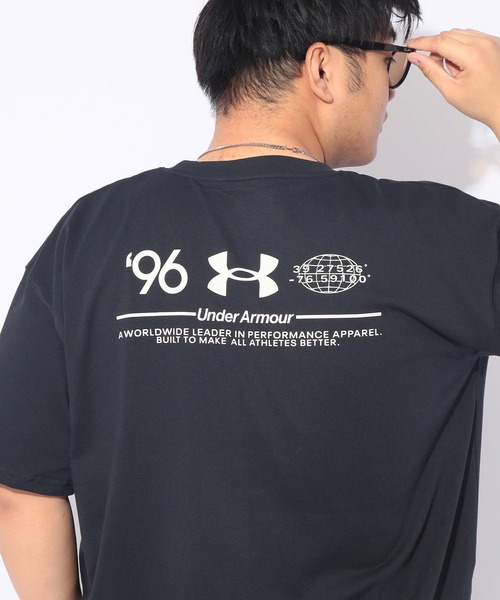 UNDER ARMOUR(アンダーアーマー)の「Tシャツ 半袖 HW COTTON GRAPHIC SS メンズ 大きいサイズ LOOSE ヘビーウエイト グラフィックロゴ クルーネック カットソー UNDER ARMOUR (アンダーアーマー)(Tシャツ/カットソー・メンズ・ホワイト/ブラック・3XL/4XL/5XL)」の5枚目の写真