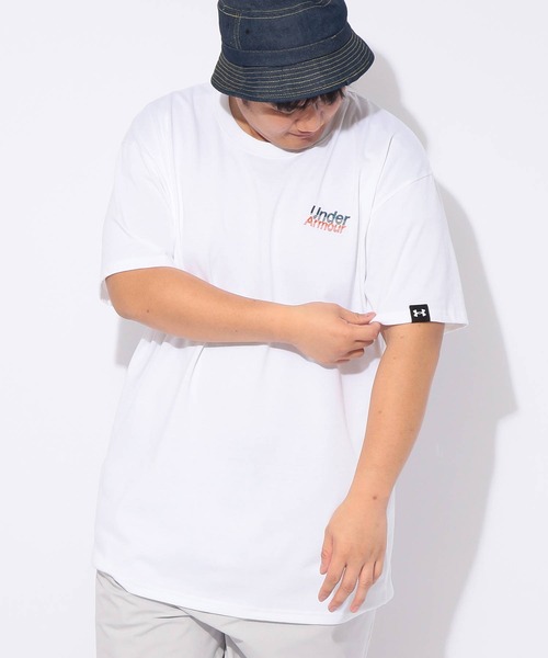 UNDER ARMOUR(アンダーアーマー)の「Tシャツ 半袖 HW COTTON GRAPHIC SS メンズ 大きいサイズ LOOSE ヘビーウエイト グラフィックロゴ クルーネック カットソー UNDER ARMOUR (アンダーアーマー)(Tシャツ/カットソー・メンズ・ホワイト/ブラック・3XL/4XL/5XL)」の10枚目の写真