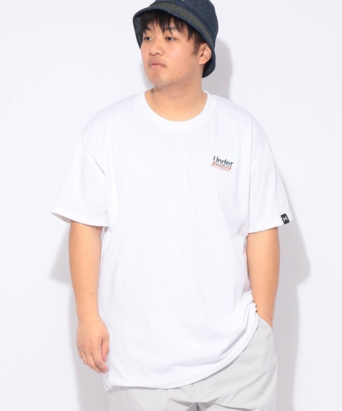 UNDER ARMOUR(アンダーアーマー)の「Tシャツ 半袖 HW COTTON GRAPHIC SS メンズ 大きいサイズ LOOSE ヘビーウエイト グラフィックロゴ クルーネック カットソー UNDER ARMOUR (アンダーアーマー)(Tシャツ/カットソー・メンズ・ホワイト/ブラック・3XL/4XL/5XL)」の13枚目の写真