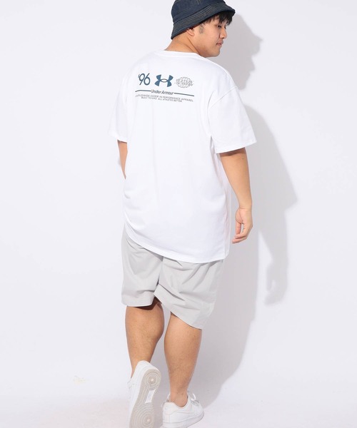 UNDER ARMOUR(アンダーアーマー)の「Tシャツ 半袖 HW COTTON GRAPHIC SS メンズ 大きいサイズ LOOSE ヘビーウエイト グラフィックロゴ クルーネック カットソー UNDER ARMOUR (アンダーアーマー)(Tシャツ/カットソー・メンズ・ホワイト/ブラック・3XL/4XL/5XL)」の15枚目の写真
