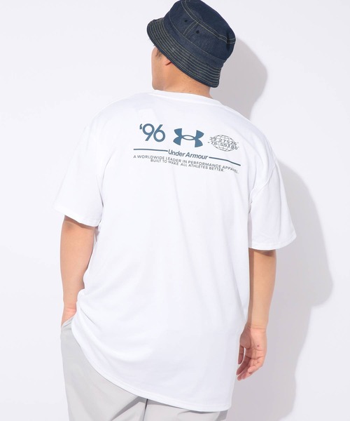 UNDER ARMOUR(アンダーアーマー)の「Tシャツ 半袖 HW COTTON GRAPHIC SS メンズ 大きいサイズ LOOSE ヘビーウエイト グラフィックロゴ クルーネック カットソー UNDER ARMOUR (アンダーアーマー)(Tシャツ/カットソー・メンズ・ホワイト/ブラック・3XL/4XL/5XL)」の16枚目の写真