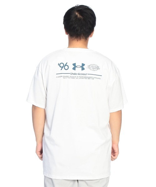 UNDER ARMOUR(アンダーアーマー)の「Tシャツ 半袖 HW COTTON GRAPHIC SS メンズ 大きいサイズ LOOSE ヘビーウエイト グラフィックロゴ クルーネック カットソー UNDER ARMOUR (アンダーアーマー)(Tシャツ/カットソー・メンズ・ホワイト/ブラック・3XL/4XL/5XL)」の17枚目の写真