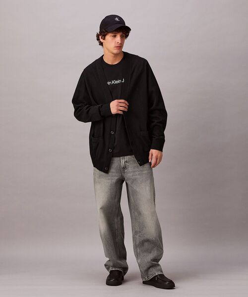 Calvin Klein(カルバン・クライン)の「【ユニセックス】ロゴショートスリーブTシャツ(Tシャツ/カットソー・メンズ・ホワイト/ブルー/ブラック・XL/S/M/L)」の14枚目の写真