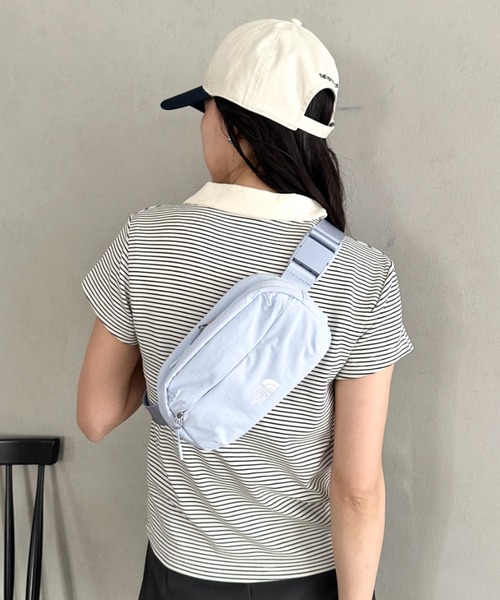 THE NORTH FACE（ザノースフェイス）の「【国内未発売】THE NORTH FACE(ザ・ノースフェイス)/ボディバッグ ウエストポーチ ヒップサック ロゴプリント/LINDEN HIP SACK（ボディバッグ/ウエストポーチ・レディース・ブラック/クリーム/ライトブルー・FREE）」の16枚目の写真