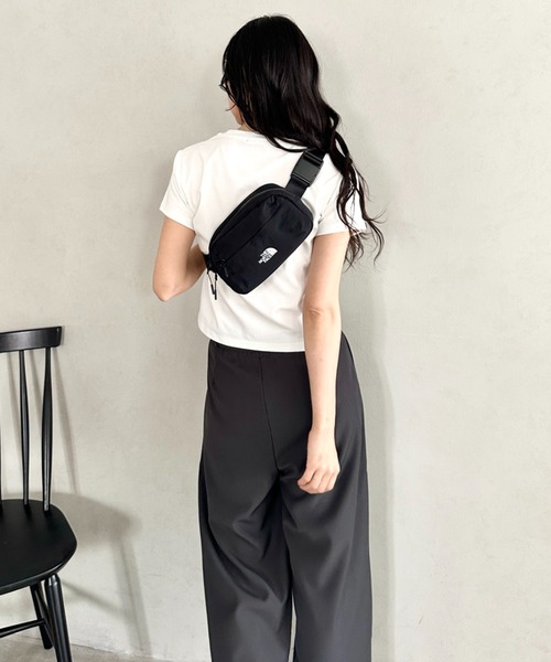 THE NORTH FACE（ザノースフェイス）の「【国内未発売】THE NORTH FACE(ザ・ノースフェイス)/ボディバッグ ウエストポーチ ヒップサック ロゴプリント/LINDEN HIP SACK（ボディバッグ/ウエストポーチ・レディース・ブラック/クリーム/ライトブルー・FREE）」の18枚目の写真