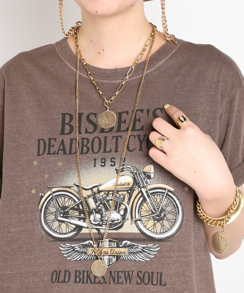 AP STUDIO(エーピーストゥディオ)の「【JANIS SAVITT/ジャニス・サビット】long chain coin Necklace(ネックレス・レディース・ゴールド・FREE)」の1枚目の写真