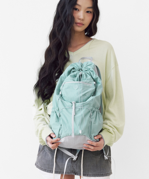 FENNEC（フェネック）の「AIRY POCKET BACKPACK - MINT（バックパック/リュック・レディース・その他・FREE）」の2枚目の写真
