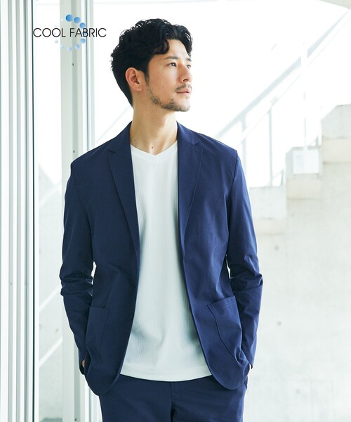 GRANCY】Reverse LayeredDesign TailoredJacket / リバース レイヤード
