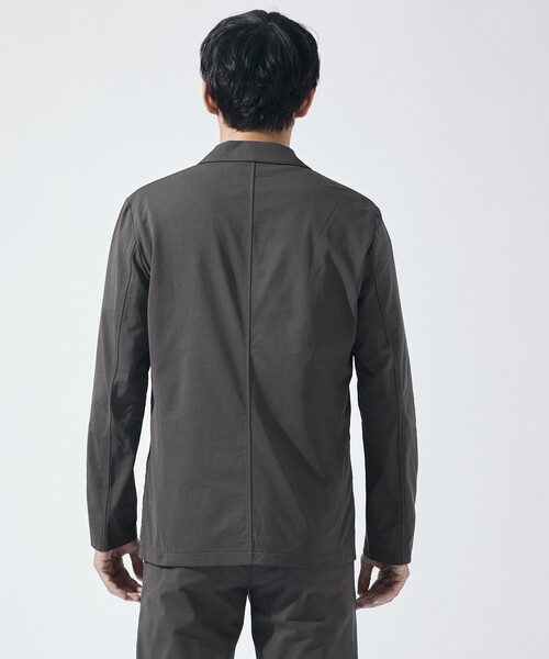 ABAHOUSE GRAY(アバハウスグレイ)の「【セットアップ対応/接触冷感】ハイブリット リラックス ジャケット(テーラードジャケット・メンズ・ダークブラウン/ネイビー/グレー/ブラック・50/46/48)」の7枚目の写真