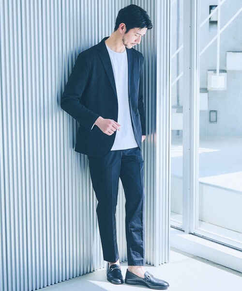 ABAHOUSE GRAY(アバハウスグレイ)の「【セットアップ対応/接触冷感】ハイブリット リラックス ジャケット(テーラードジャケット・メンズ・ダークブラウン/ネイビー/グレー/ブラック・50/46/48)」の20枚目の写真