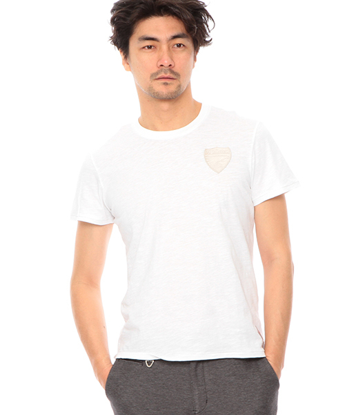 waimea(ワイメア)の「Waimea CLASSIC / ワッペン スラブクルーTシャツ(Tシャツ/カットソー・メンズ・ホワイト/ネイビー/ブルー系その他・SMALL/LARGE/MEDIUM)」の10枚目の写真