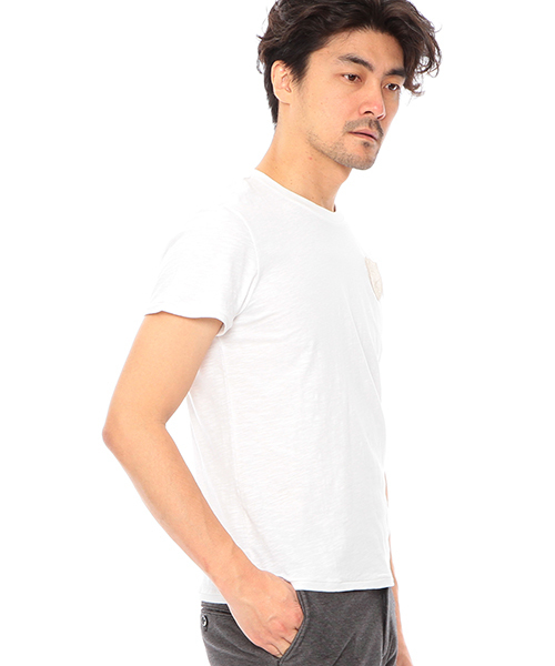 waimea(ワイメア)の「Waimea CLASSIC / ワッペン スラブクルーTシャツ(Tシャツ/カットソー・メンズ・ホワイト/ネイビー/ブルー系その他・SMALL/LARGE/MEDIUM)」の11枚目の写真